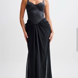 NWT Meshki Satin Corset Dress